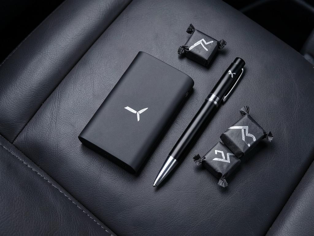 Zestaw „Dla klienta flotowego” — Krówki + power bank + długopis — podziękowanie za współpracę.