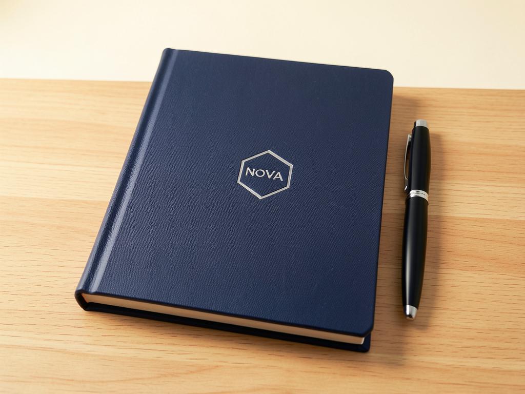 Notes z tłoczonym logo